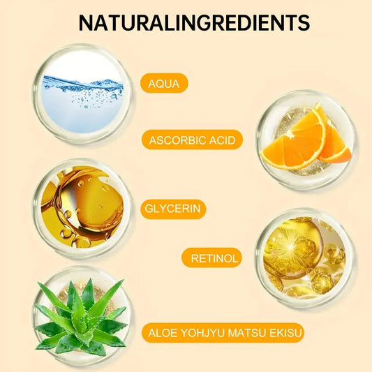 Paquete de crema facial con vitamina C